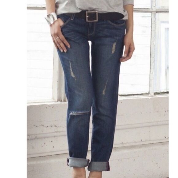 PAIGE Jimmy Jimmy Skinny Distressed Boyfriend Jeans - Picture 15 of 15